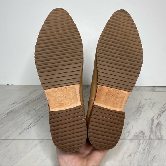 Nisolo Brown Leather Almond Toe Classic Chelsea Bootie 10 - Picture 13 of 14